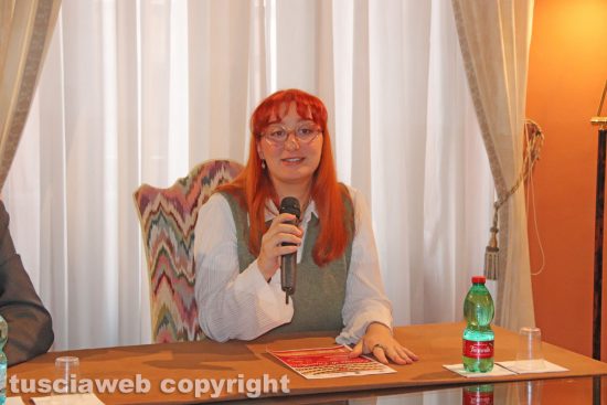 Viterbo - Presentazione del concerto di Capodanno al teatro dell'Unione - Giulia Carramusa per associazione Ancit