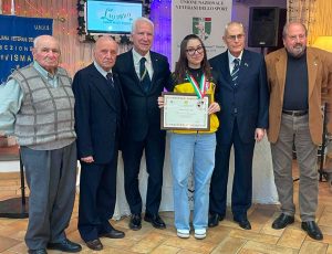 Vetralla - Rachele Menicacci riceve il premio "Atleta dell'anno 2024" del Unvs