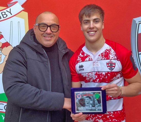 Sport - Rugby Civitavecchia - Premio Amar Kudin per il Man of the match va a Bautista Perotti