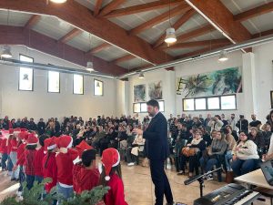 Bassano in Teverina - La recita natalizia dei bambini della scuola elementare e dell'asilo