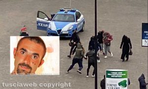 Maxirissa al Sacrario - nel riquadro Alessio Denocenti