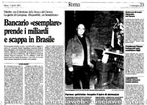 Morto l'ex direttore Dante Napolitano - L'articolo dell'Unità sullo scandalo