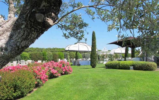 Un’area del parco del Resort