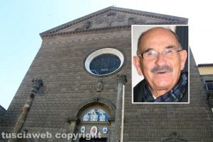Viterbo - La basilica della Quercia - Nel riquadro Giorgio Barili