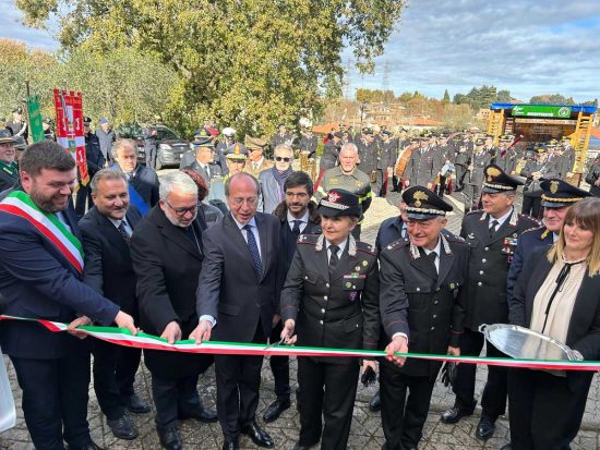 Bassano in Teverina - Inaugurazione della stazione dei carabinieri forestali
