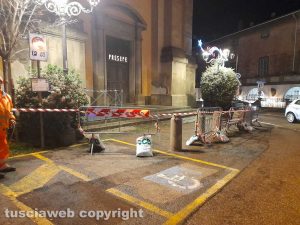 Cadono calcinacci dalla chiesa di San Giovanni a Bagnaia