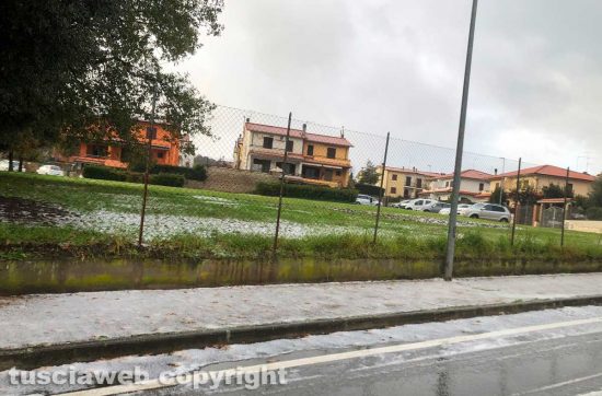 Grandine a Piansano