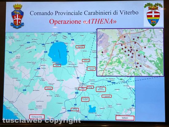 Viterbo - Carabinieri - Operazione Athena