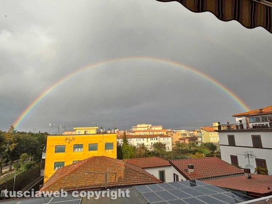 Arcobaleno su Viterbo