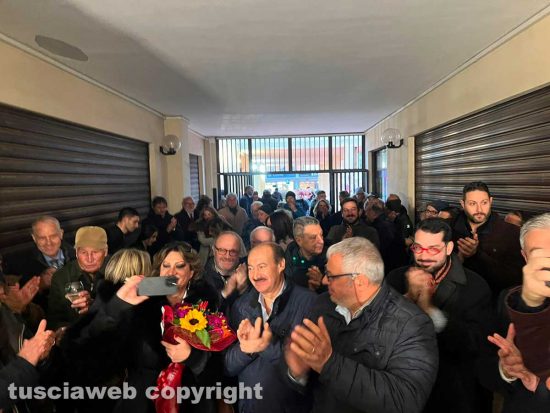 Viterbo - L'inaugurazione della prima sede regionale del movimento lista civica Francesco Rocca per il bene comune di Luisa Ciambella