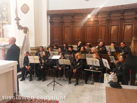 Vetralla - Il funerale di Mario Costantini - La banda musicale del paese - Foto di Domenico Maria Ziaco