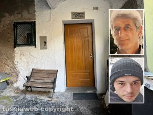 Omicidio di Caprarola - Nel riquadro in alto Renzo Cristofori - Nel riquadro in basso Ian Patrick Sardo