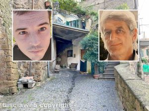 Omicidio di Caprarola - Nel riquadro a sinistra Ian Patrick Sardo - Nel riquadro a destra Renzo Cristofori