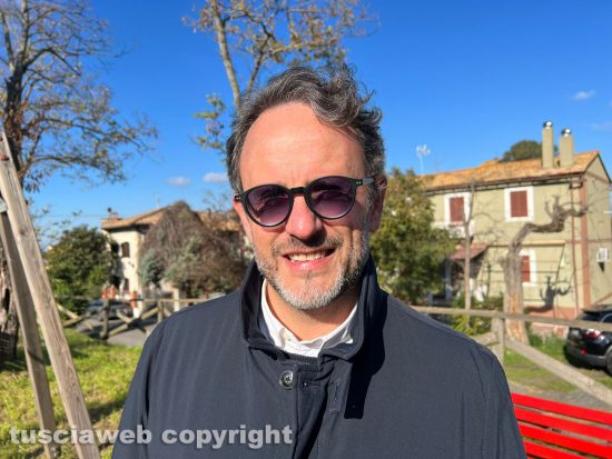 Viterbo - Inaugurazione panchina rossa a Tobia - Gabriele Gnignera
