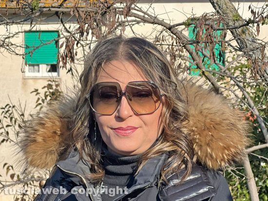 Viterbo - Inaugurazione panchina rossa a Tobia - Alessandra Purchiaroni