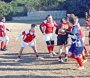 L'under 12 del Rugby Civitavecchia