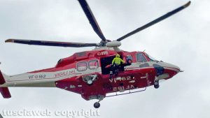 Elicottero dei vigili del fuoco - Immagine di repertorio