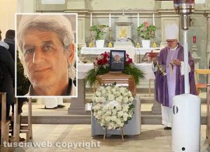 Caprarola - I funerali di Renzo Cristofori