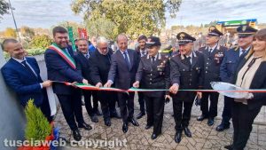 Bassano in Teverina - Inaugurazione della stazione dei carabinieri forestali