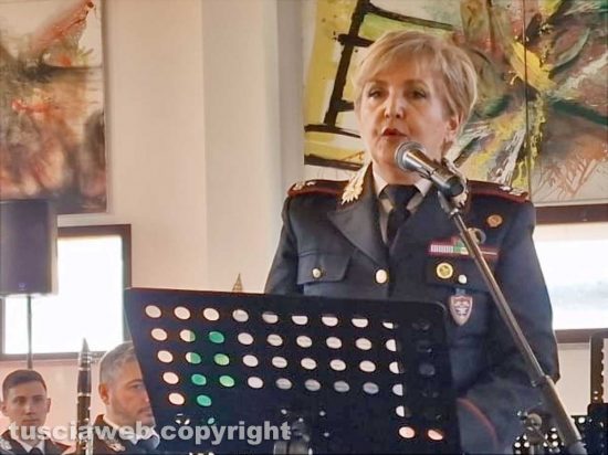 Bassano in Teverina - Inaugurazione della stazione dei carabinieri forestali - La generale Simonetta De Guz