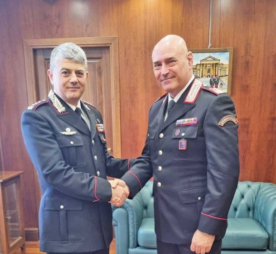 Il comandante Stefano Dal Canto lascia la stazione di Grotte di Castro
