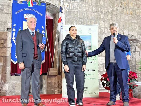 La consegna delle benemerenze Coni e Cip