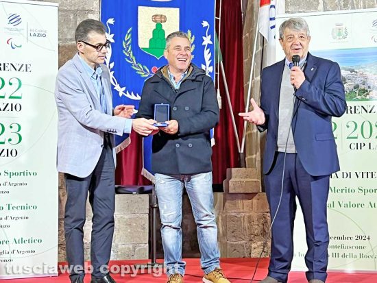 La consegna delle benemerenze Coni e Cip