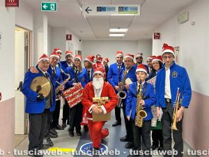 Roma - La banda di Civitella D'Agliano al Gemelli