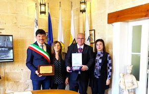 Malta - Marco Piendibene e il sindaco di Cospicua Marco Agius