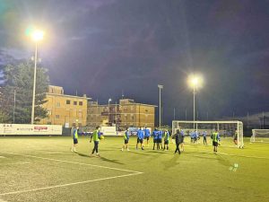 Civitavecchia - l'illuminazione dello stadio Tamagnini