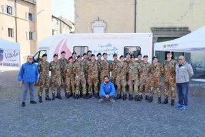 La Scuola sottufficiali dell’esercito ha partecipato alla campagna “Donare… a Viterbo”