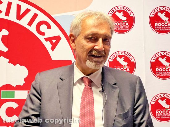 Viterbo - Francesco Rocca all’apertura della sede del movimento civico Per il bene comune