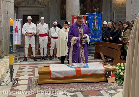 Viterbo - I funerali di Silvio Ascenzi