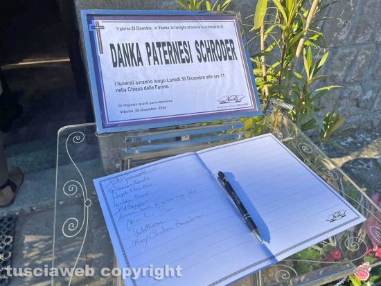 I funerali di Danka Paternersi Schroder