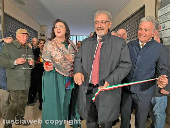 Viterbo - L'inaugurazione della prima sede regionale del movimento lista civica Francesco Rocca per il bene comune di Luisa Ciambella