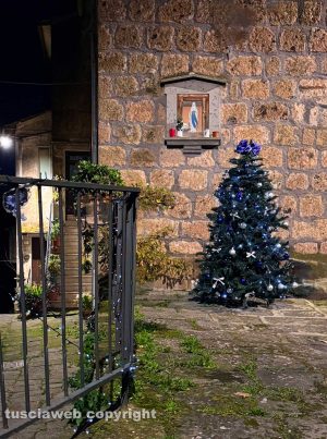 Villa San Giovanni in Tuscia - L'albero di Natale del quartiere Praticello