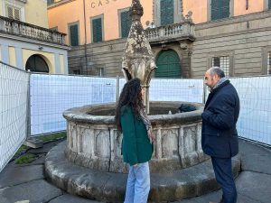Viterbo - Restauro fontana di San Giovanni in Zoccoli