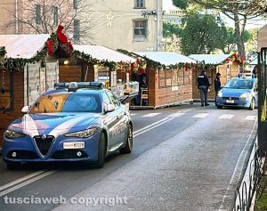 Viterbo - Scassinate casette di Natale a via Marconi - Intervento della polizia