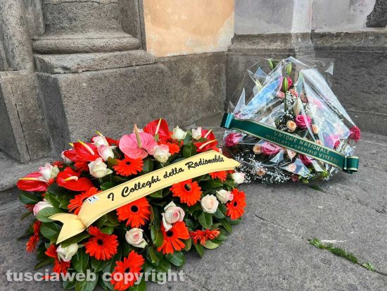 Viterbo - Bagnaia - Il funerale del carabiniere Rosario Paolini