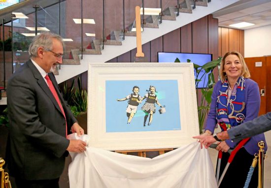 Le opere di Bansky e Warhol alla Regione Lazio