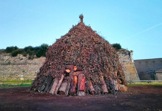 Nepi - Il focarone di Sant'Antonio Abate