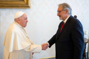 Francesco Rocca incontra papa Francesco