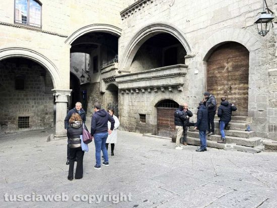Viterbo - Le riprese della puntata di A sua immagine
