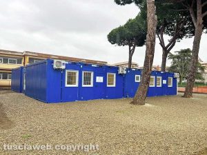 Viterbo - I container dell'Istituto comprensivo Ellera