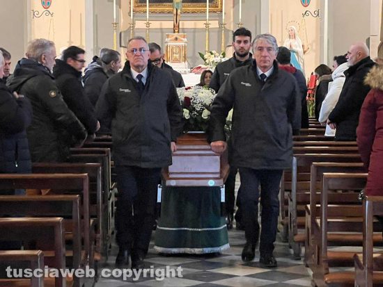 Viterbo - Bagnaia - Il funerale del carabiniere Rosario Paolini