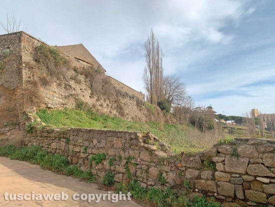 Viterbo - La chiesa di San Giovanni decollato in uno stato di abbandono e di degrado