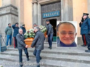 Viterbo - Bagnaia - Il funerale del carabiniere Rosario Paolini
