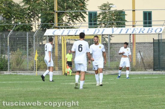 Fc-Viterbo - Esultanza-gialloblù