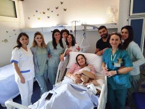 Viterbo - Emma Marabelli è la prima nata del 2025