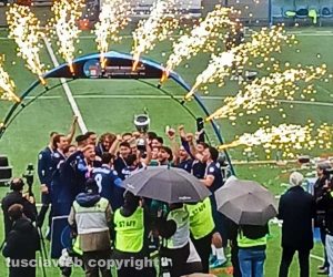Sport - Calcio - Eccellenza - Finale Coppa Italia - La premiazione del Montespaccato